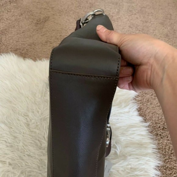 SOLD!NWT! Cole Haan Leather Crossbody Briefcase - Picture 8 of 10